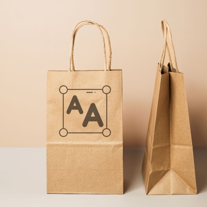 Kraft tašky s potiskem